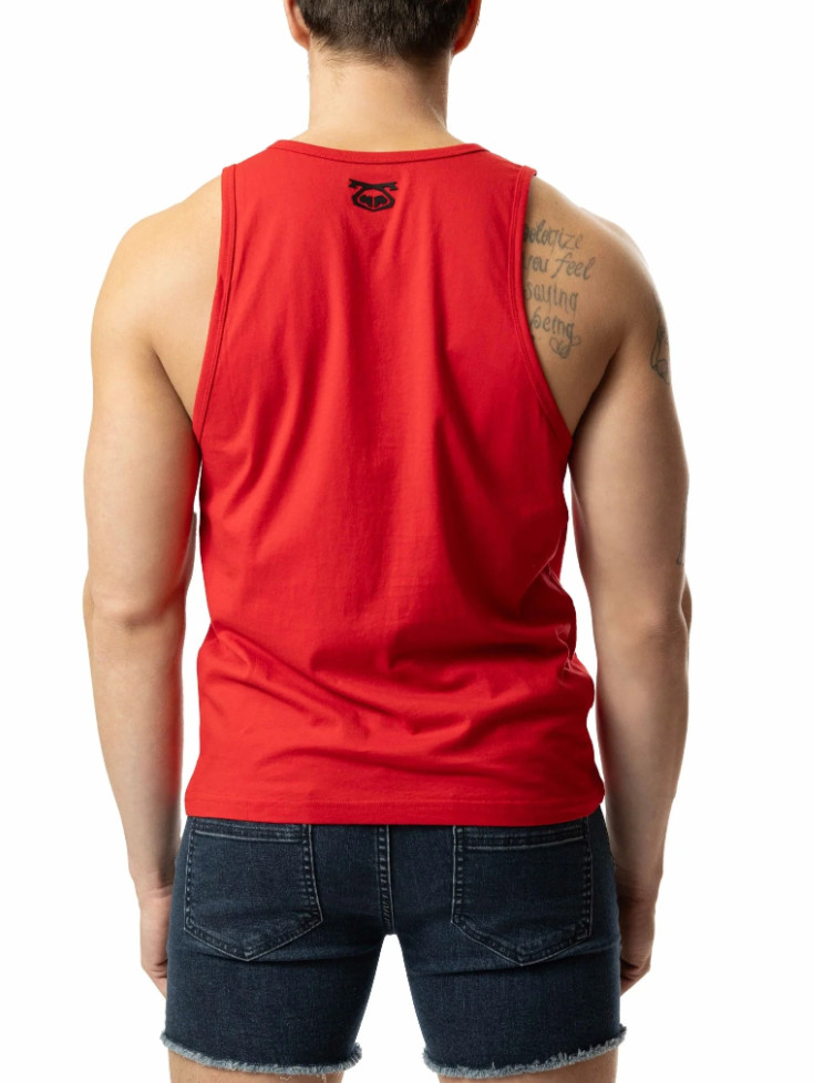 NASTY PIG BRANDMARK TANK TOP (LOGO ON BACK TOP) RED X-LARGE gallery