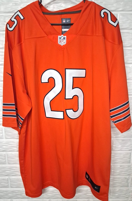 Kyle Monangai #25 Chicago Bears ORANGE Stitched Football Jersey 3XL "DA BEARS!!" gallery