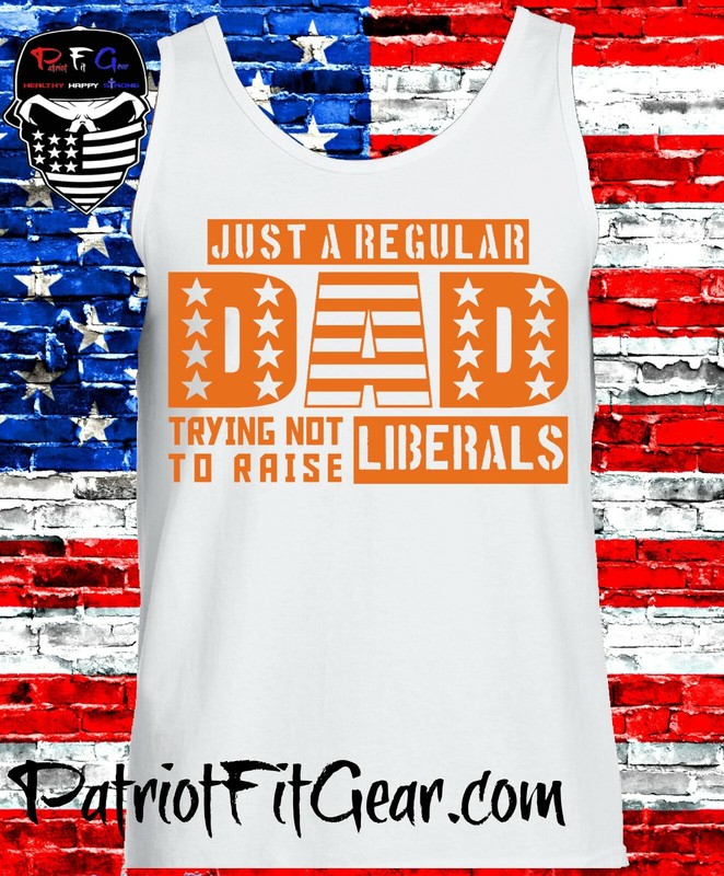 Tank Top,Just A Regular Dad Trying not To Raise Liberals,Raise Lions Not Liberal gallery