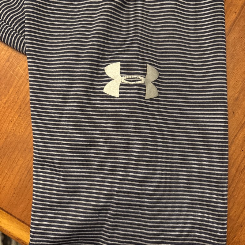 Under Armour Golf HeatGear Tech 1/4 Zip Striped Pullover - Mens Medium gallery