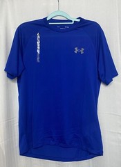 Under Armour UA Tech 2.0 Short Sleeve Shirt Men’s Medium Blue