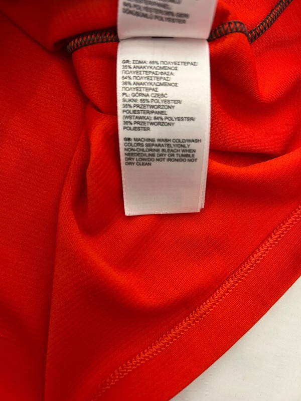 The North Face Red Thumbhole Performance 1/4 Chest Zipper Mens Stretch Sz M gallery