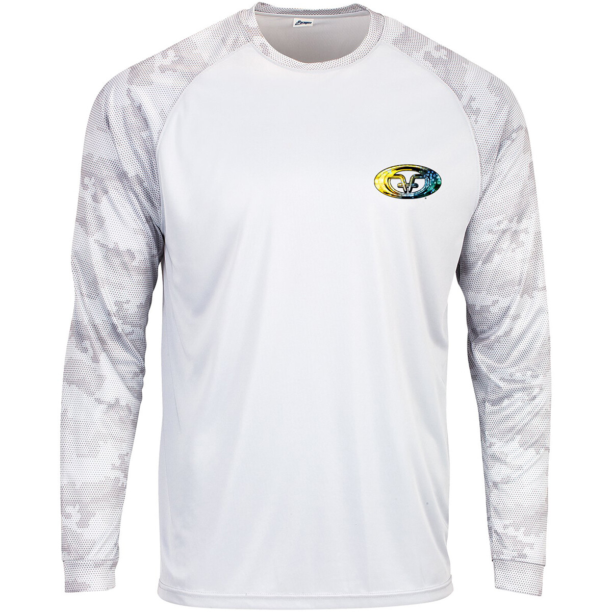 Flying Fisherman Mahi Skin Performance Long Sleeve T-Shirt - White gallery