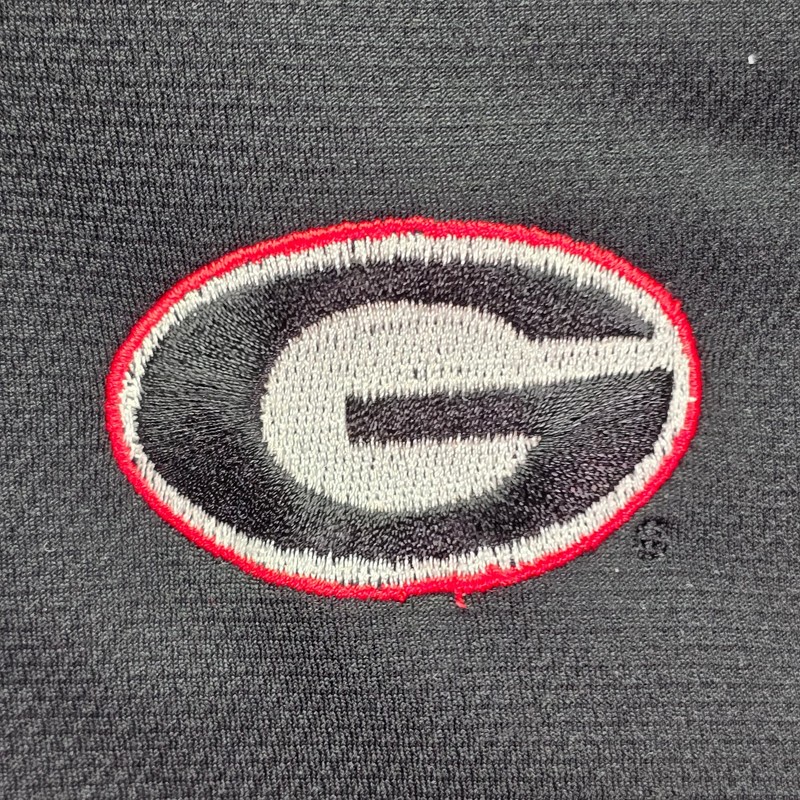 Columbia Omni-Wick Shotgun 1/4 Zip Pullover Mens 2XL XXL Black UGA Georgia Golf gallery