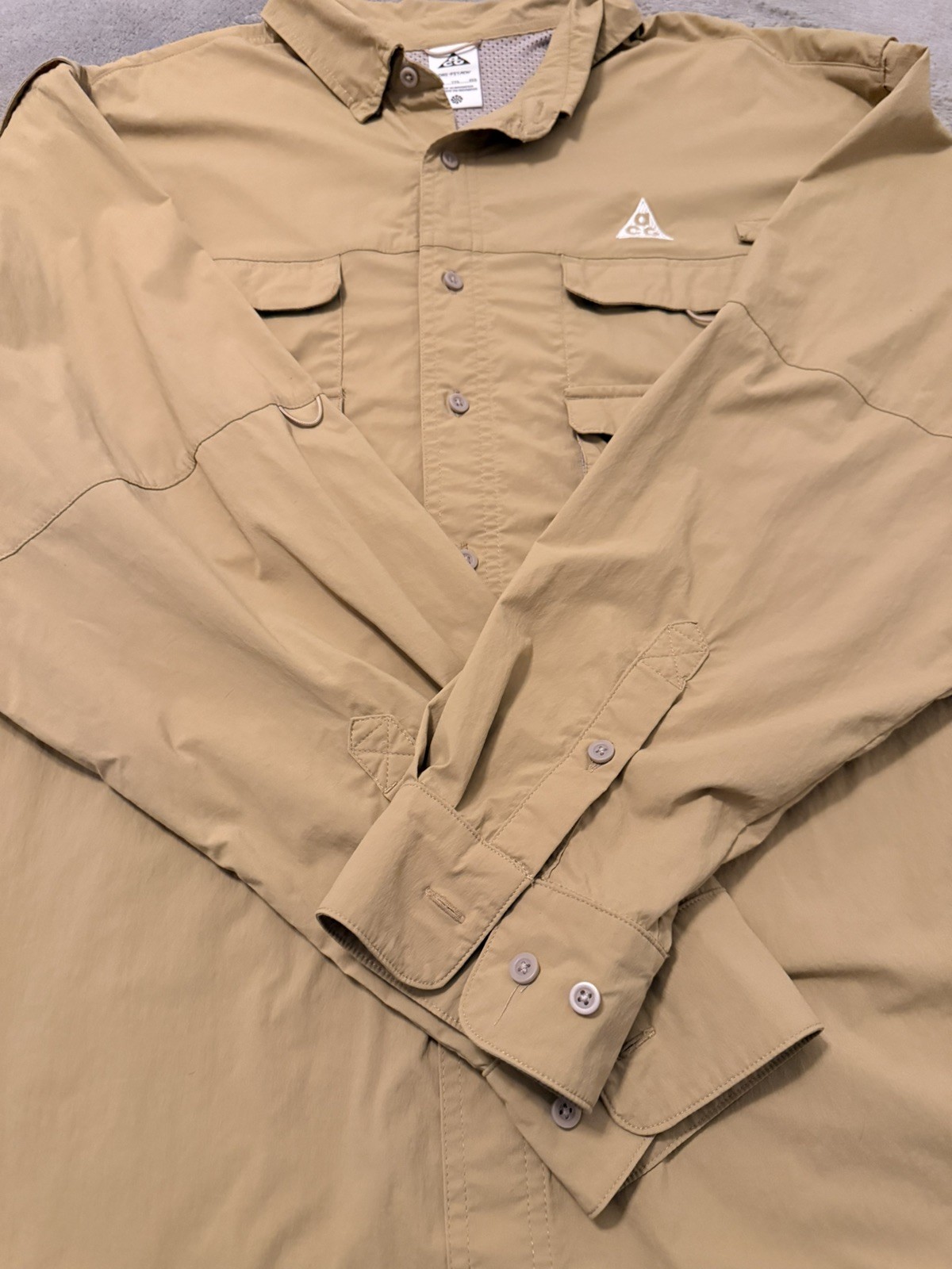 Men’s Size XXL Nike ACG Orb Weaver Dri-FIT ADV UV Long-Sleeve Button-Up Shirt gallery