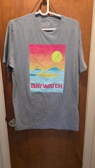 Under Armour: Mens Limited Edition Bay Watch Movie Gray Cotton T-shirt S-Large
