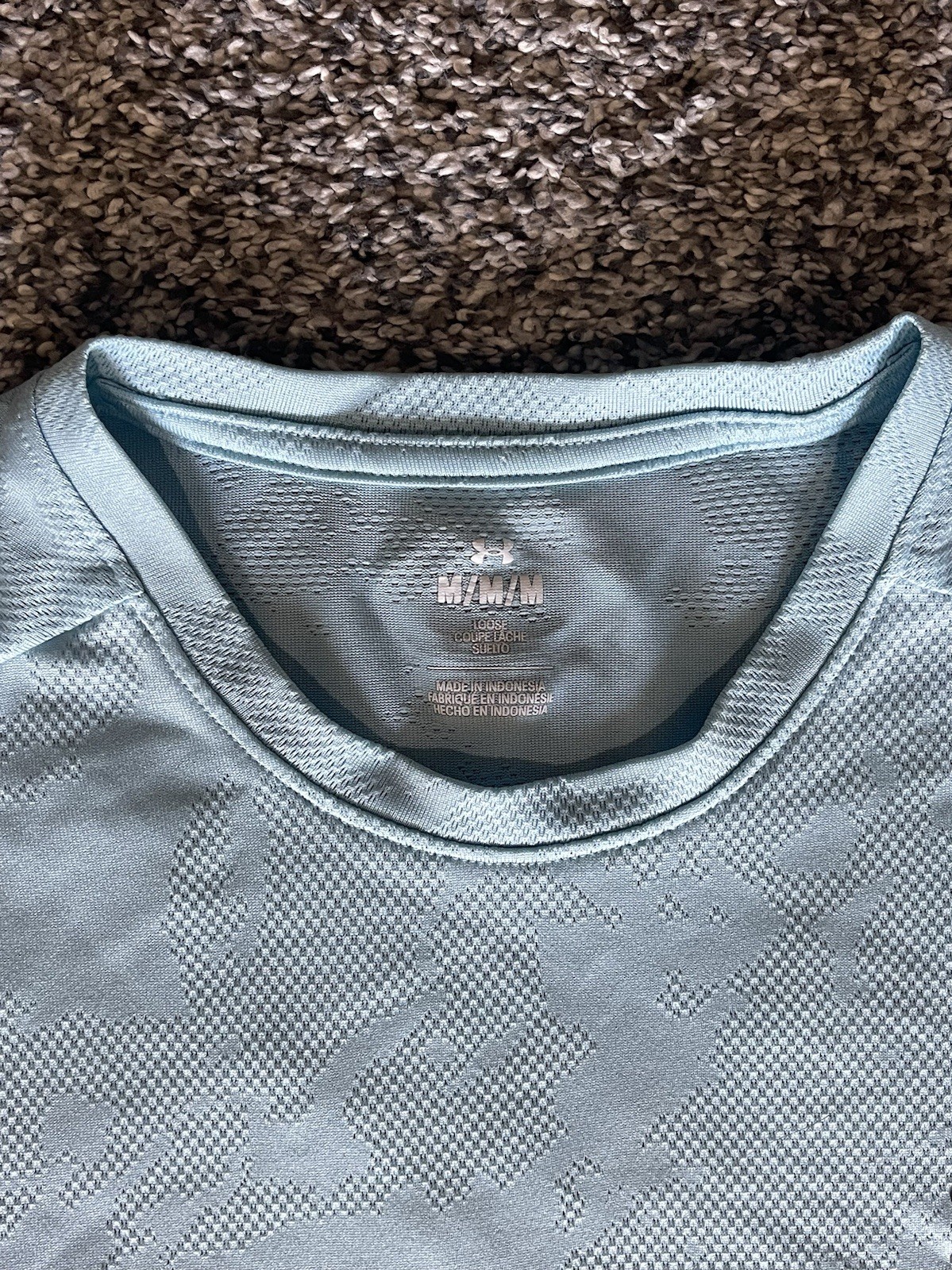 Under Armour Men’s - Loose Aqua Turquoise Camo Short Sleeve T-Shirt - Medium gallery