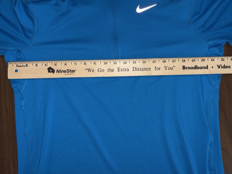 NWT Nike Element Running Pullover Mens Large Light Blue Dri-FIT 1/4 Zip Gym gallery
