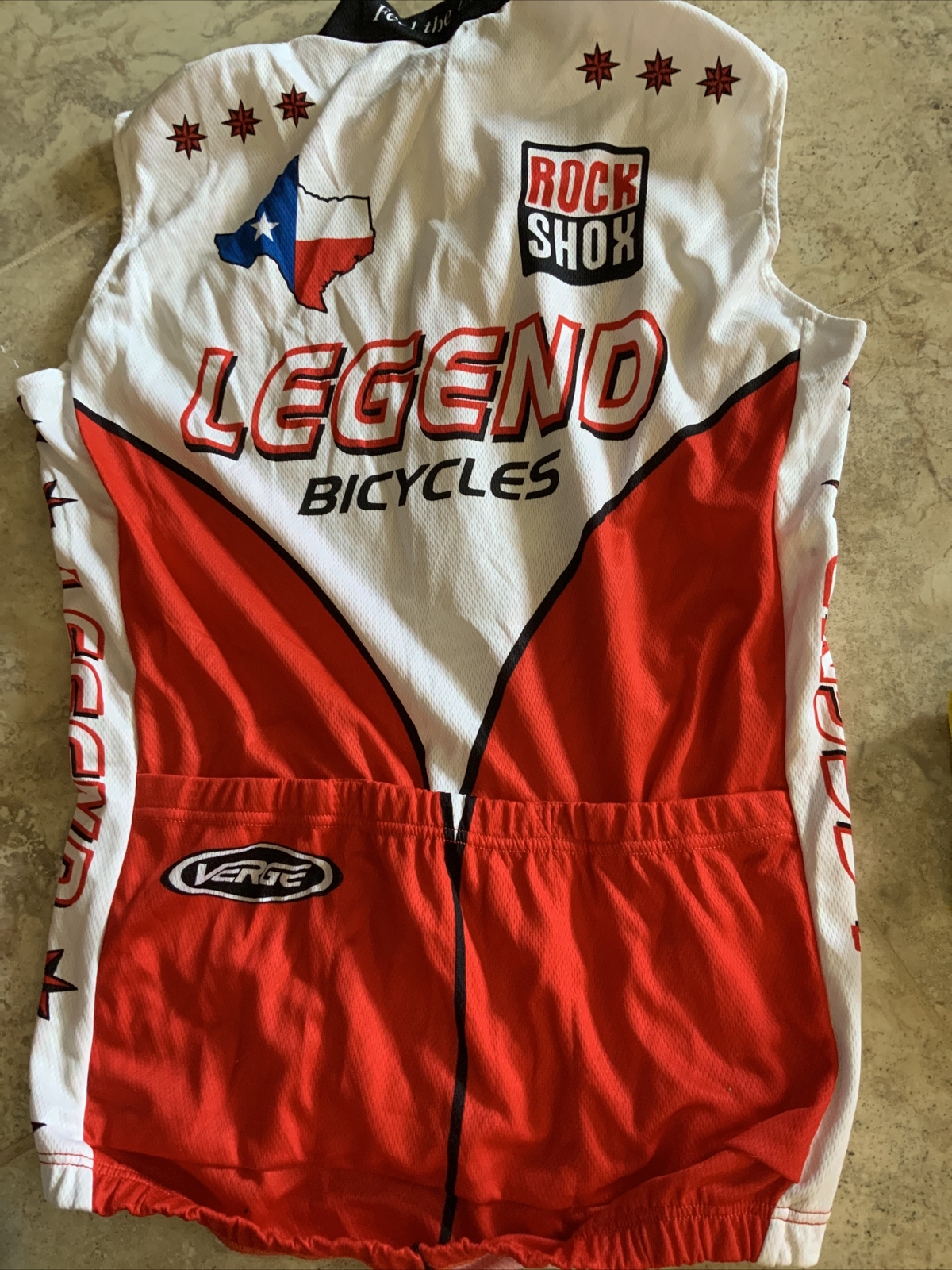 Verge 2 Mock Neck Legend Bicycles Racing Shirt Men's Size Medium gallery