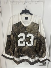 Jordan Large Brooklyn Realtree Hockey Green #23 Jersey IB3964-222 NWT $100 Large