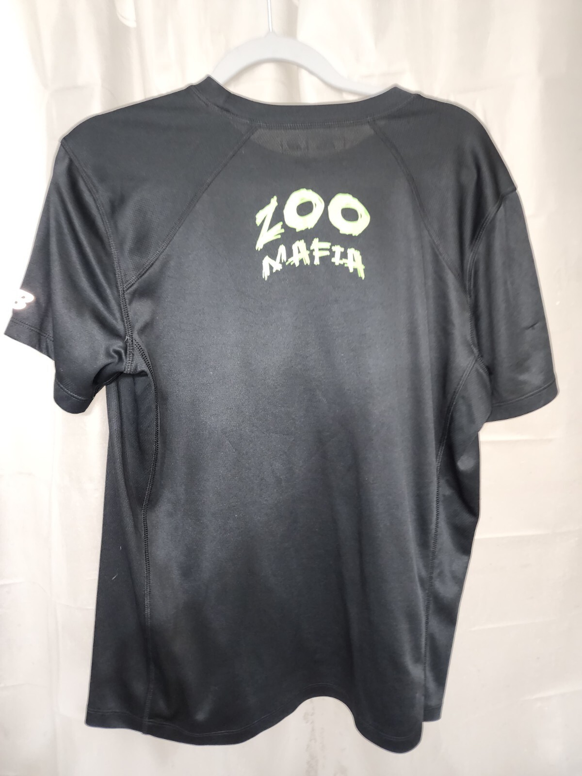 Men's Large Black/Green "Cross Fit Zoo" Short Sleeve Athletic/Tec Top by NB gallery