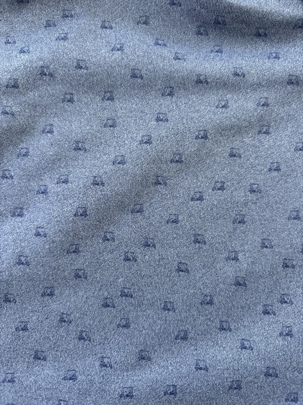 Peter Millar Perth Carts Men's Performance Quarter 1/4 Zip Pullover Blue XL gallery