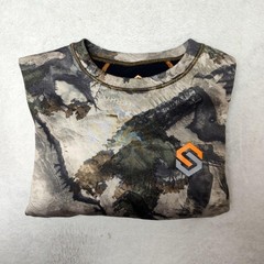 ScentLok Shirt Mens M Camo Long Sleeve Fleece Thermal Hunting Stretch Base Layer