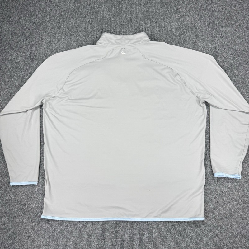 Peter Millar 1/4 Zip Pullover Mens 2XL Gray Featherweight Solar Cool Performance gallery