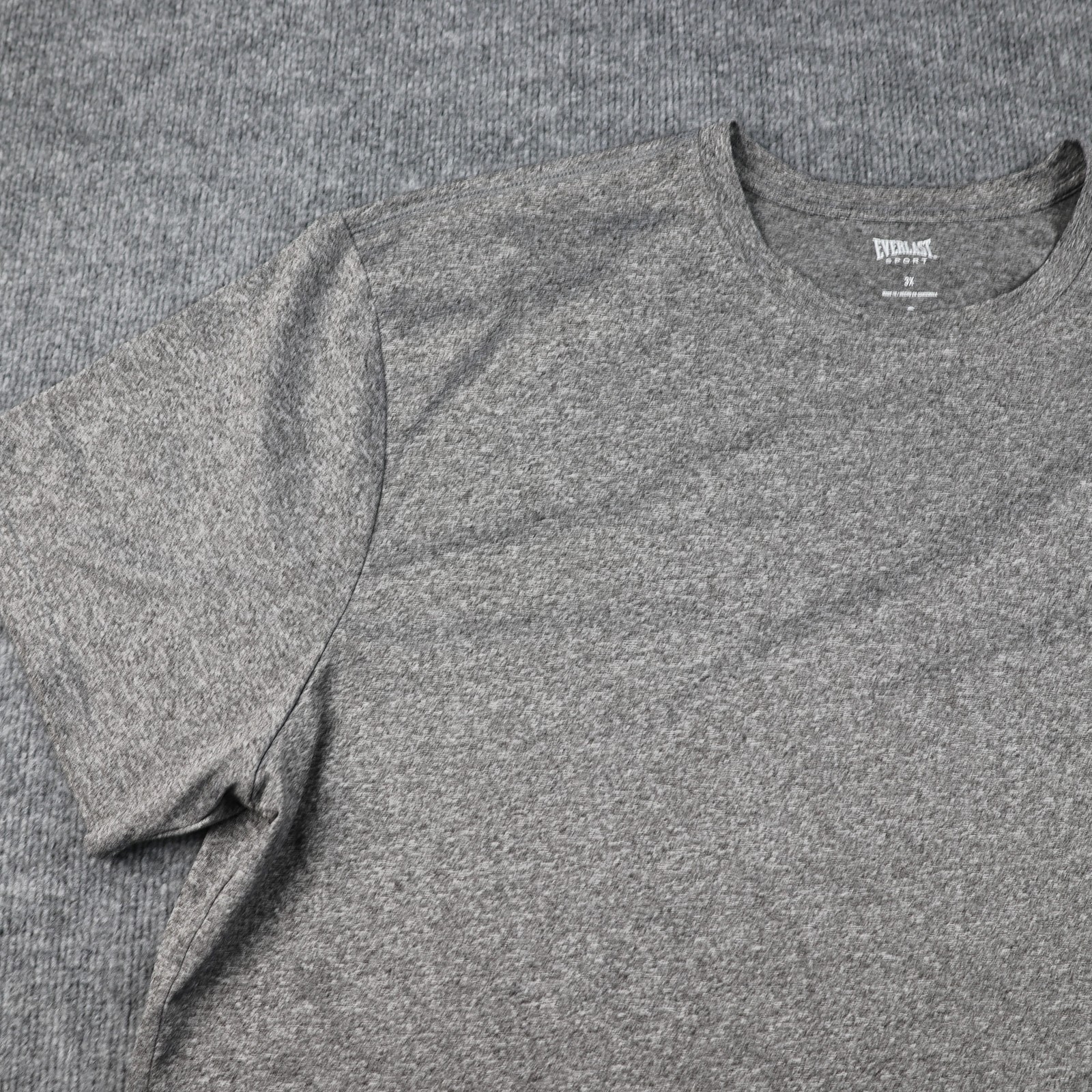 Everlast Sport Shirt Mens 3XL Gray Wicking Performance Athletic Tee Lightweight gallery