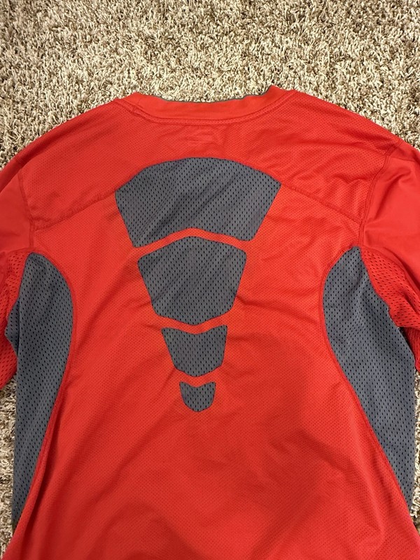 Nike Pro Combat Team Issue Ohio State Buckeyes Baseball Scarlet Gray Long Sleeve gallery