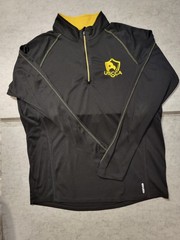North End USCCA Born To Protect Men’s 1/4 Zip Pullover Black Yellow Size Medium