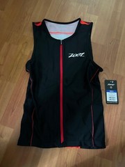Zoot Men’s Performance Full Zipper Tri Tank Small