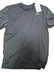 NIKE Men’s Dry Legend 2 Tee (Anthracite/Black/Matte Silver) (Size M) 718833-060
