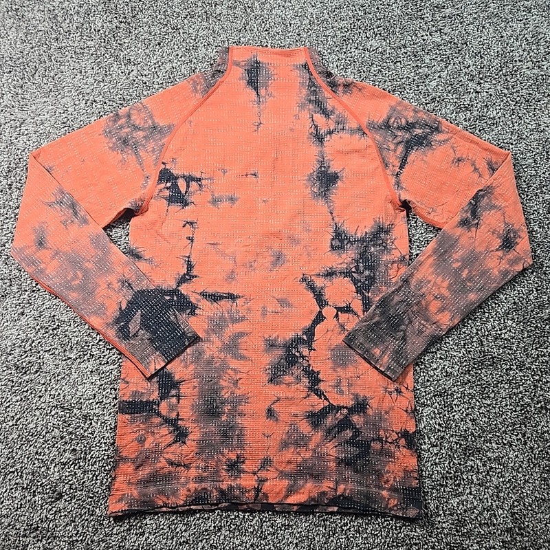 Lululemon Pullover Mens Small Tye Dye Metal Vent Tech Quarter Zip Performance gallery