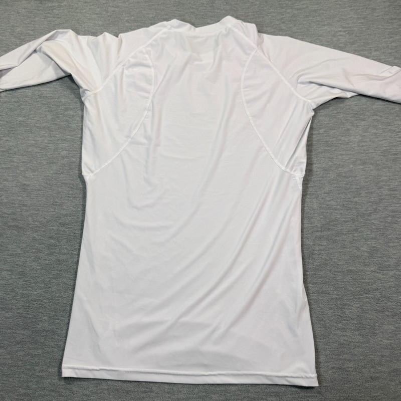 DEVOPS Shirt Men’s L White Long Sleeve Compression Stretch Base Layer gallery