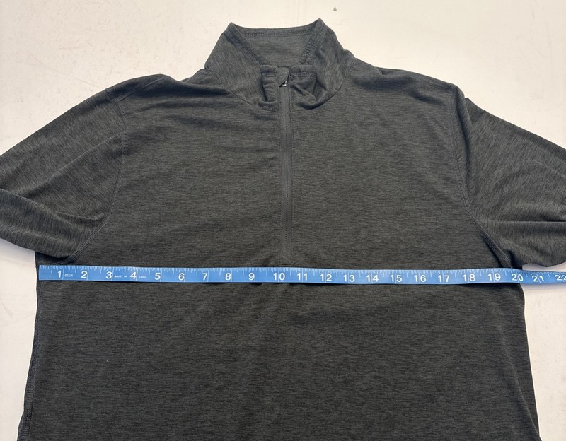 Vuori Ease Performance Half Zip Shirt Pullover Mens Large Gray Stretch Comfort gallery