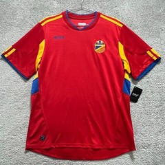 Mitre Shirt Men’s Medium Red Spain Espana Soccer Jersey Cool Fit Short Sleeves