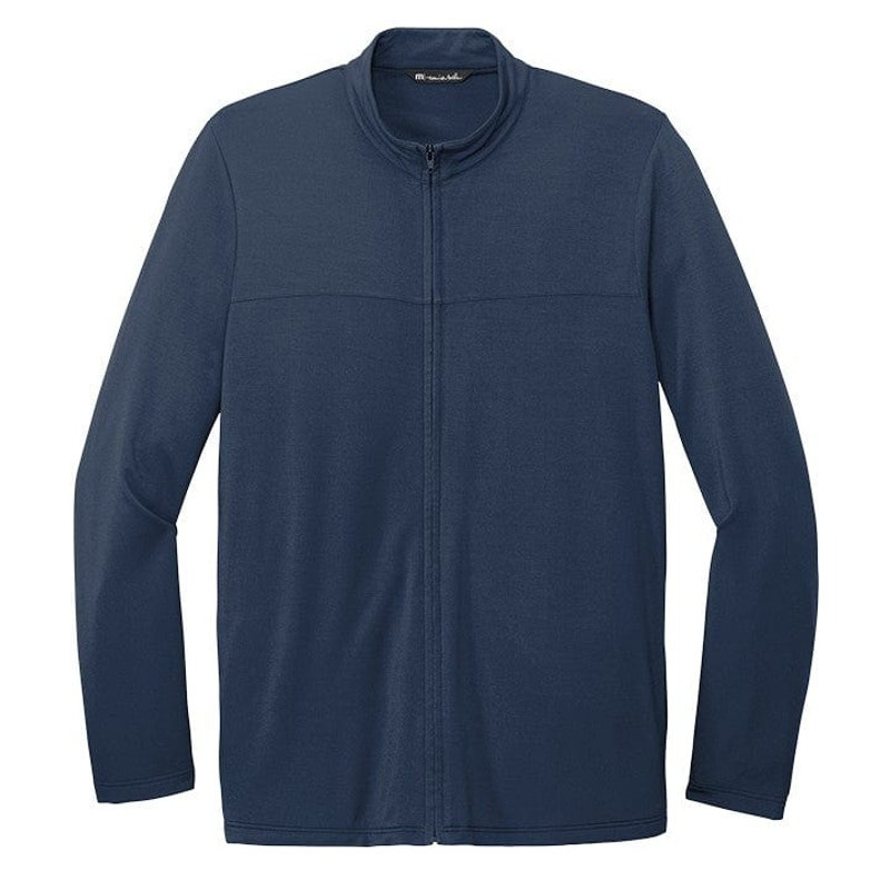 NWT Travis Mathew Newport Full Zip Fleece in Blue Nights size Large gallery