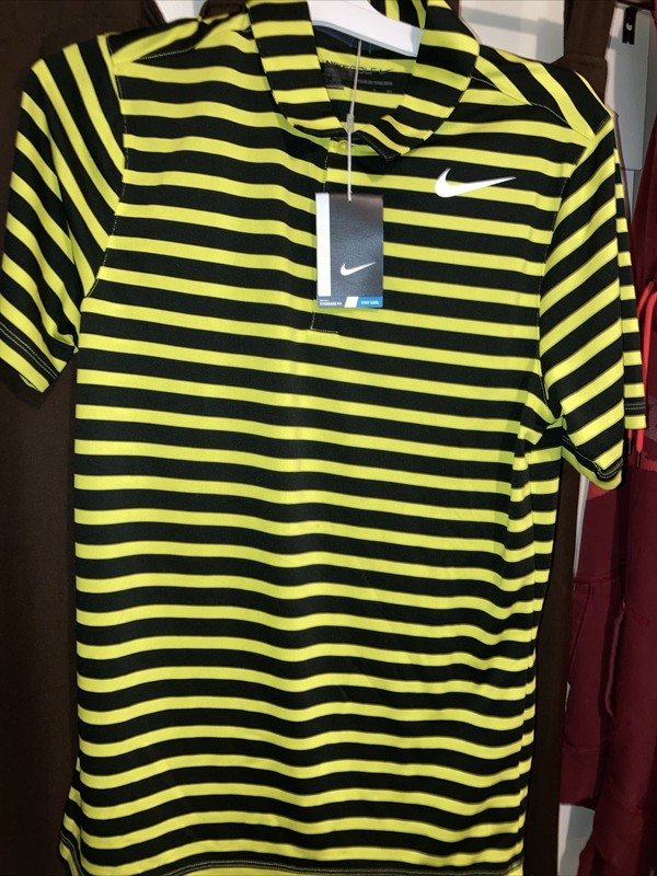 Nike Golf Shirt Small Yellow And Black gallery