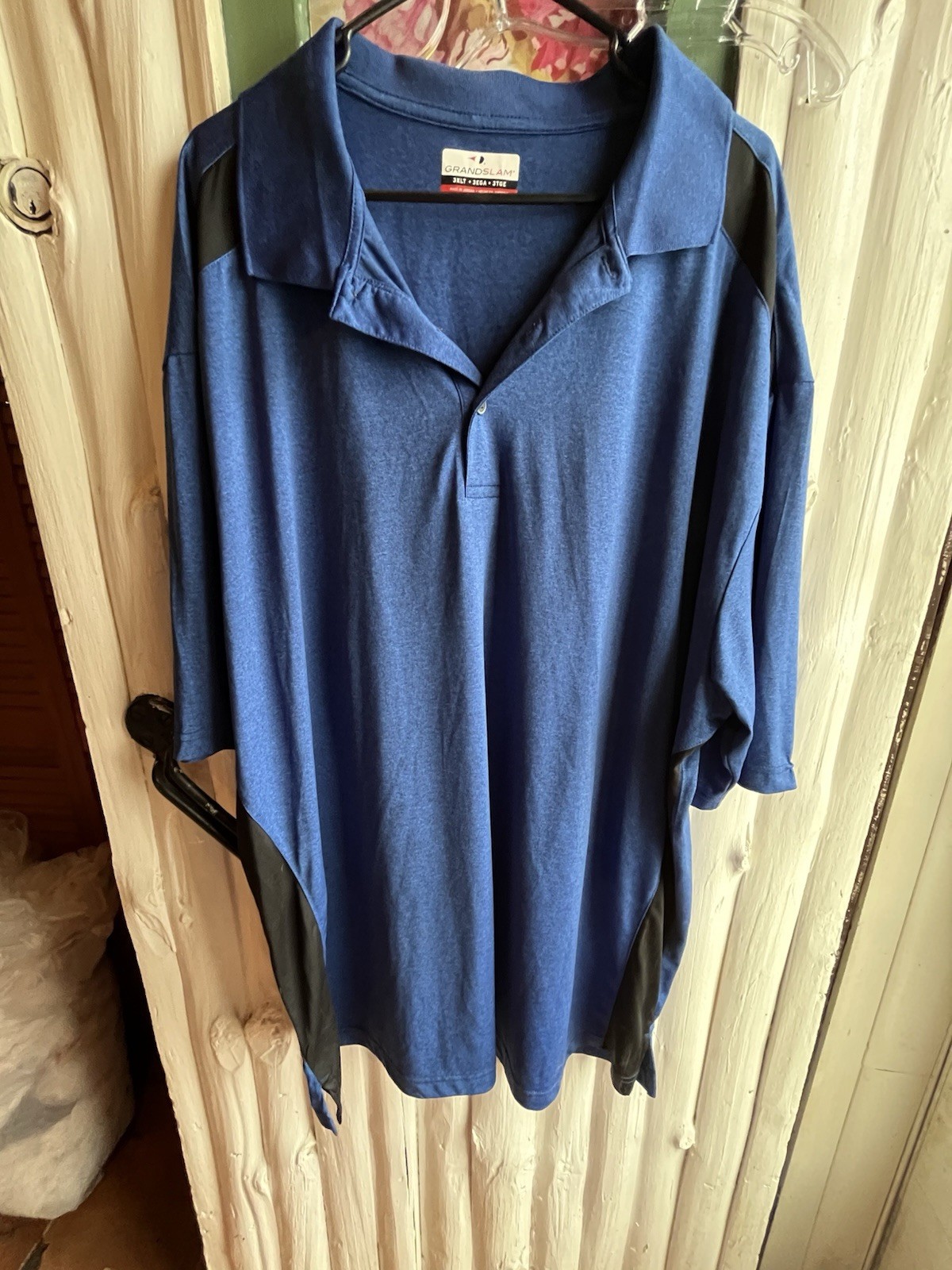 Grand Slam Golf Shirt Blue Sz3XLT gallery