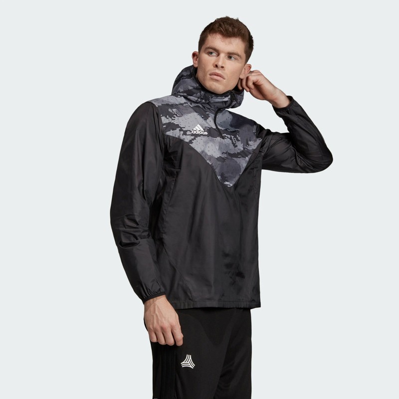 ✔️ adidas Soccer Tango ADV Windbreaker Black Camo Small 🚀 SAME DAY SHIPPING 🚀 gallery