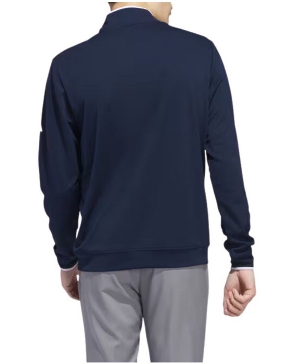 $70 Adidas Men’s Lightweight Half Zip Top - Navy - Small - New With Tags gallery
