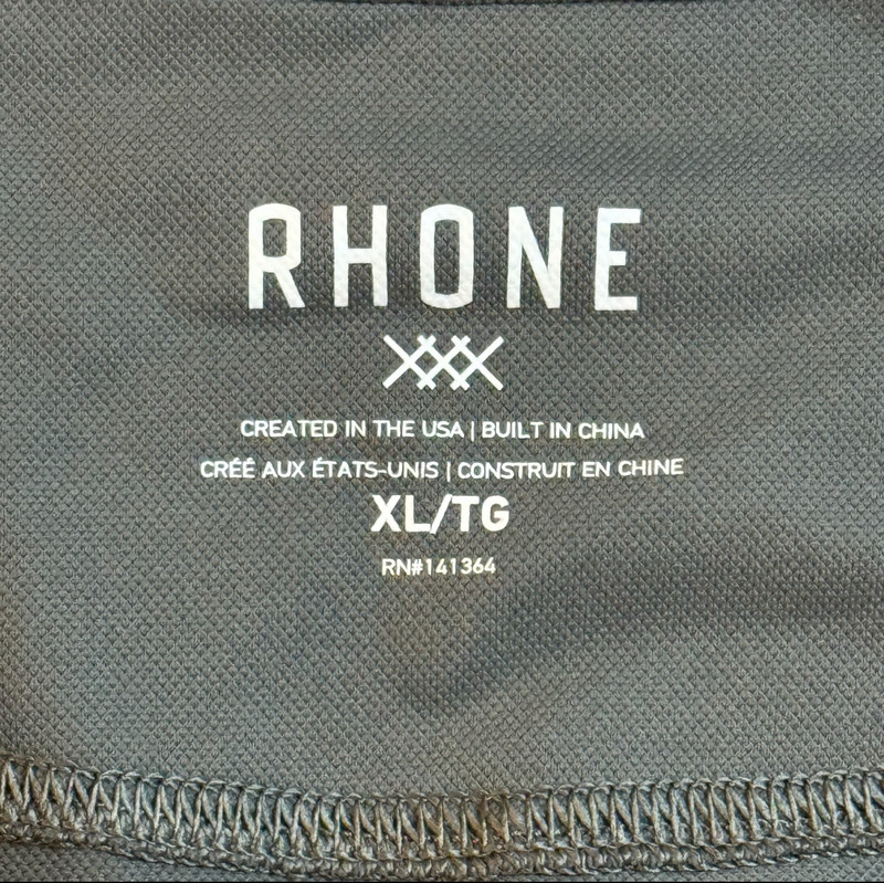 Rhone Gray Session Performance 1/4 Zip Golf Pullover Sweatshirt Sweater Men's XL gallery