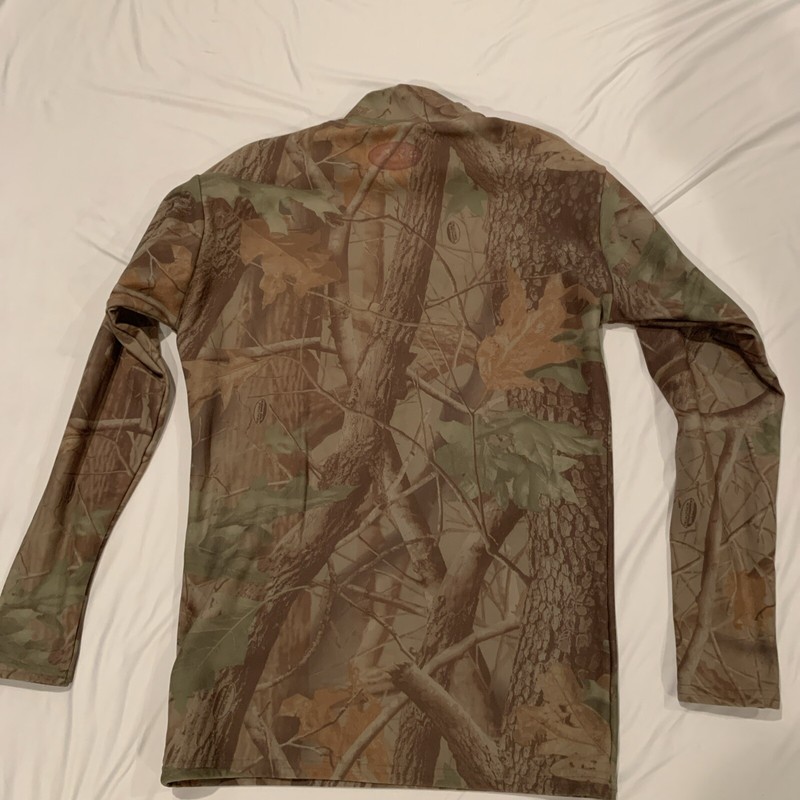 Under Armour Tactical Base Layer Shirt Men’s L Realtree Hardwoods Camo Mock Neck gallery