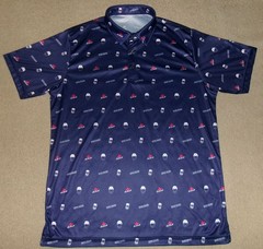 RARE Authentic SPITTIN’ CHICKLETS Promo LABATT BLUE LIGHT Beer POLO/Golf SHIRT M
