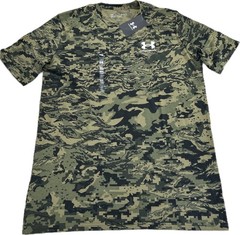 Under Armour Short Sleeve Shirt Mens Size Medium Camo Loose Fit NEW