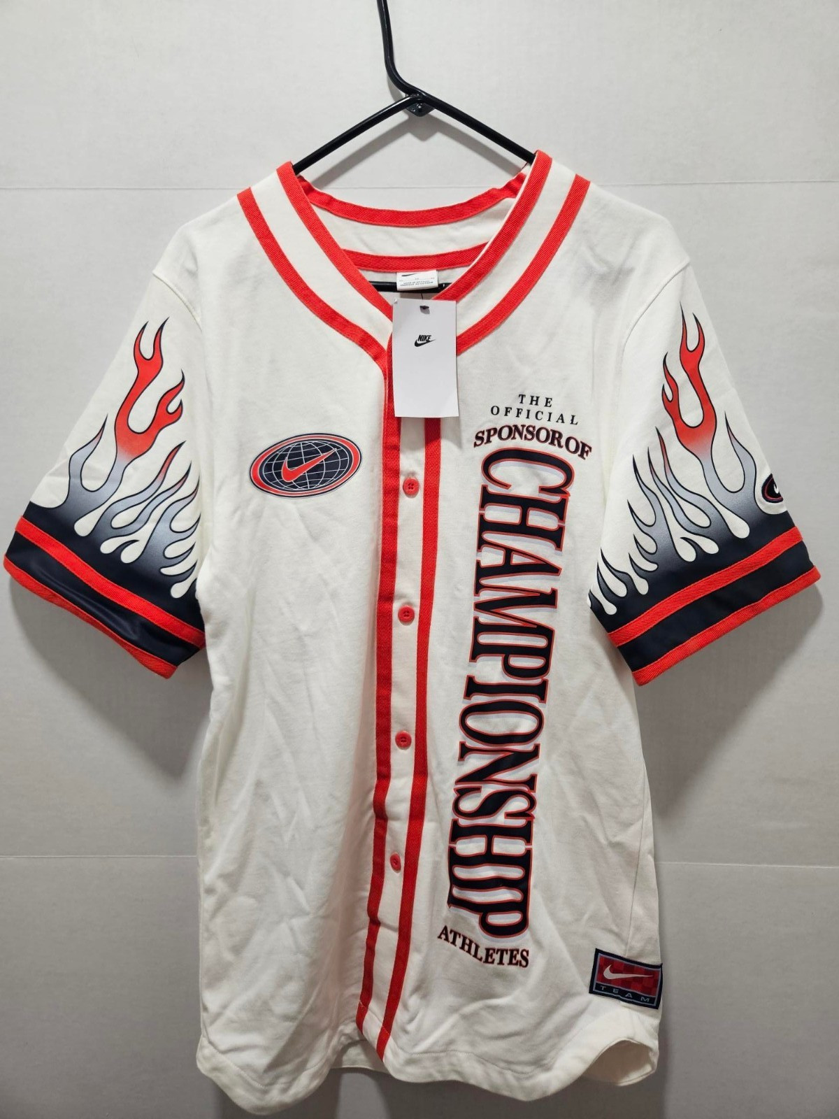 NEW Nike Americana Championship Baseball Jersey White Mens Size MED DV9642-133 gallery