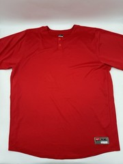 Vintage Nike Team Dri Fit Jersey Shirt Blank Adult XXL Red