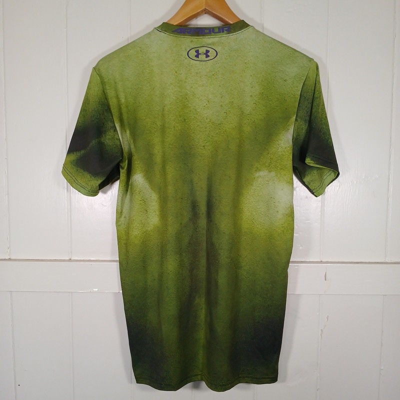 Under Armour Hulk Compression Shirt Mens XL Green Marvel Avengers Age of Ultron gallery