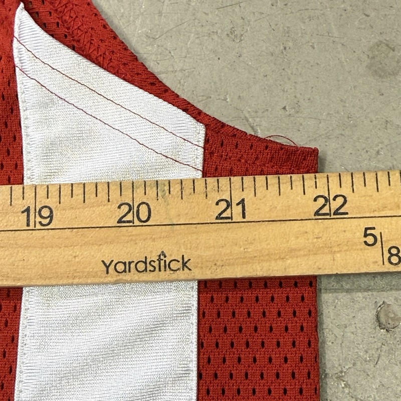 Vintage Y2K Nike Basketball Jersey Mesh Tank Top Sleeveless Shirt Men Medium Red gallery