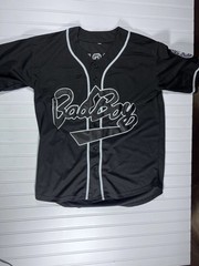 Bad Boy Entertainment Biggie 10 Jersey 20th Anniversary Black Sz M EUC