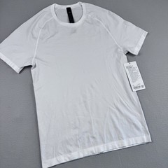 NWT Lululemon Metal Vent Tech Short Sleeve T-Shirt Men XS White Gym Performance