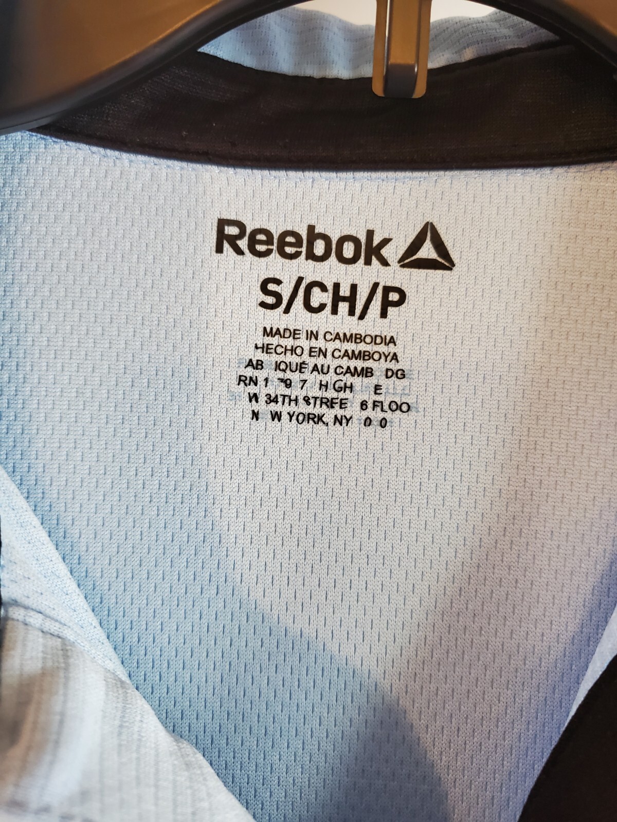 Reebok Mens Polo Performance Golf Shirt, Blue, size Small Moisture wicking gallery
