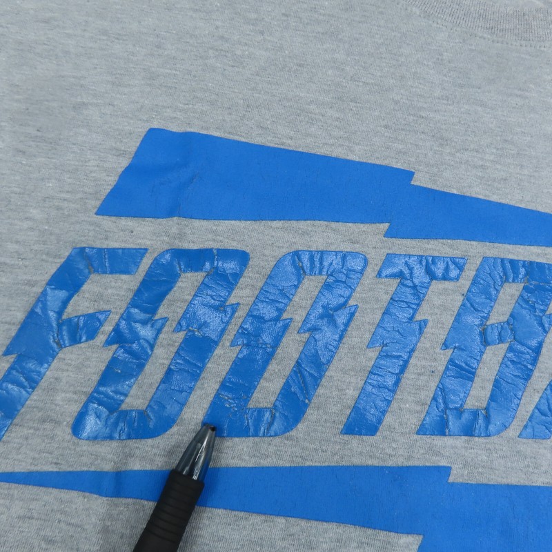 Under Armour Shirt Adult Large Gray & Blue HeatGear Football Breathable Gym Mens gallery