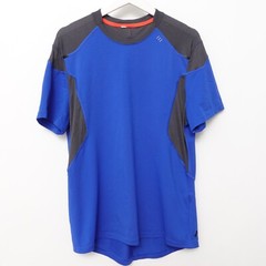 Lululemon Men’s Light As Air Technical Running Blue Gray Shirt Medium