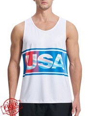EZRUN Men’s Quick Dry UPF 50+ Tank Top Gym Workout