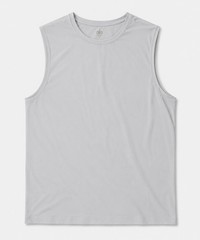 Alo Yoga Mens XL White Sleeveless Performance Tank Gym Athletic