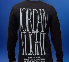 $50 Nike Jordan Flight Crew Neck FZ1934 010 man black shirt Size Small