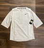 Nike Baseball 3/4 White Jacket #897383-100 BP Pullover Sleeve Top Size Small $85 gallery