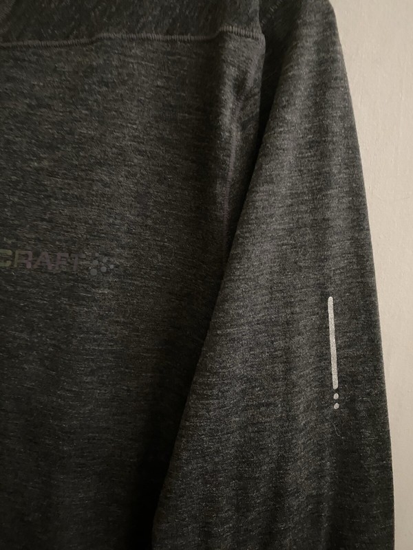 Craft Merino Wool Blend Crew Neck Longsleeve Men’s Activewear Top Large gallery